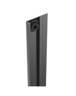 Durapost Black Cover Strip for U Channel 2100mm