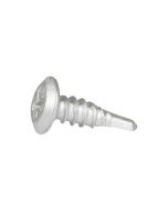 Durapost Ruspert Silver Self Drilling Pan Head Screw 4.8x16mm Pk of 10