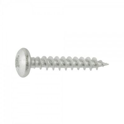 Durapost Ruspert Silver Pan Head Screws 4.0x40mm Bag of 10