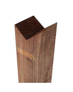 100x100x900mm Brown Treated Birdsmouth Timber Post