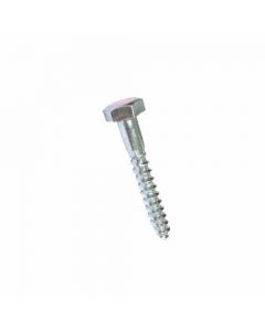 M8x50mm Coach Screw BZP