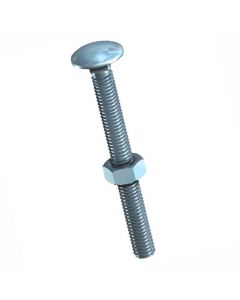 Cup Sq Hex Bolt & Nut  M6 x 70