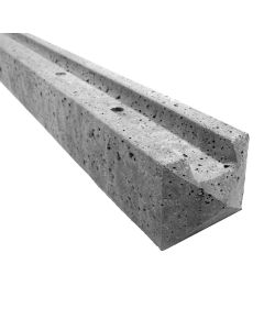 2.74m Concrete Slotted End Fence Post (S)